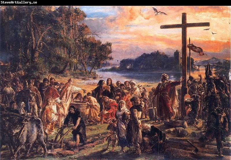 Jan Matejko Christianization of Poland A.D. 965.